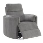 Charcoal Chenille Sagen Recliner W/Swivel & Glider LV01879 By ACME Recliners Mobilia Cleopatra 20 Charcoal Chenille Sagen Recliner W/Swivel & Glider LV01879 By ACME 20