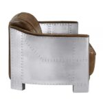 Espresso Top Grain Leather Sedna Loveseat LV01984 By ACME 16
