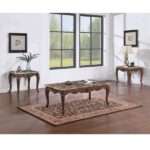 Marble Top & Cherry Nayla End Table LV02005 By ACME 8