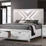 White EMMELINE BED FOA7147WH By Furniture of America 25