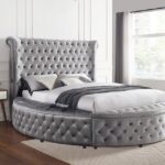 Gray SANSOM BED CM7178GY By Furniture of America 19