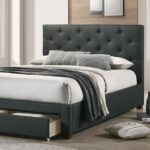 Dark Gray SYBELLA BED CM7218DG By Furniture of America 13