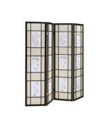 Catabella 4-panel Floral Print Folding Screen Multi-color 4407 by Coaster Furniture 9