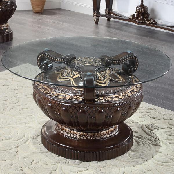 Cherry HD-8908C – Coffee Table By Homey Design