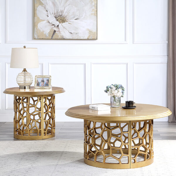 Luxury 7 PCs Dining Table Set HD-8024 By Homey Design 127