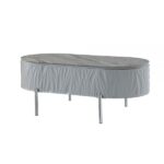 Gray High Gloss & Chrome Yukino Coffee Table LV02411 By ACME Luxury Coffee Tables Mobilia Cleopatra 13 Gray High Gloss & Chrome Yukino Coffee Table LV02411 By ACME 13