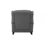 Gray Fabric Fabien Rocking Chair AC02183 By ACME Rocking Chairs Mobilia Cleopatra 17 Gray Fabric Fabien Rocking Chair AC02183 By ACME 17