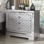 Silver Belleterre Night Stand CM7518N By Furniture of America 7