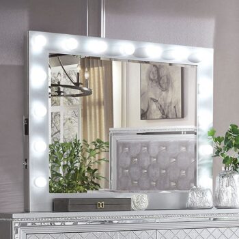 Silver Belleterre Mirror CM7518M By Furniture of America