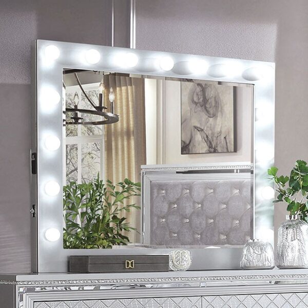 Silver Belleterre Mirror CM7518M By Furniture of America 5