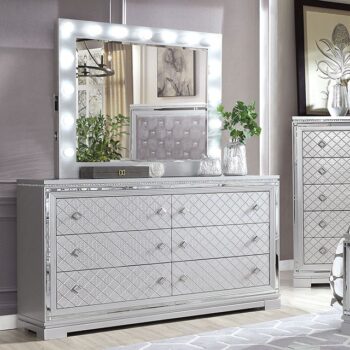 Silver Belleterre Dresser CM7518D By Furniture of America