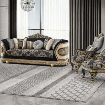 Victorian HD-9012- 3PC Sofa Set By Homey Design