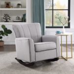Gray Linen Denzell Rocking Chair AC02185 By ACME 13