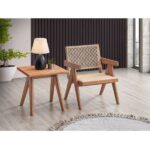 Rattan & Natural Velentina Accent Chair AC02375 By ACME Accent Chairs Mobilia Cleopatra 13 Rattan & Natural Velentina Accent Chair AC02375 By ACME 13