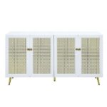 White High Gloss Gaerwn Console Table AC01939 By ACME 14