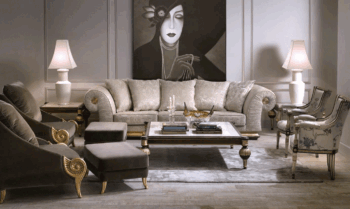 white contemporary living room