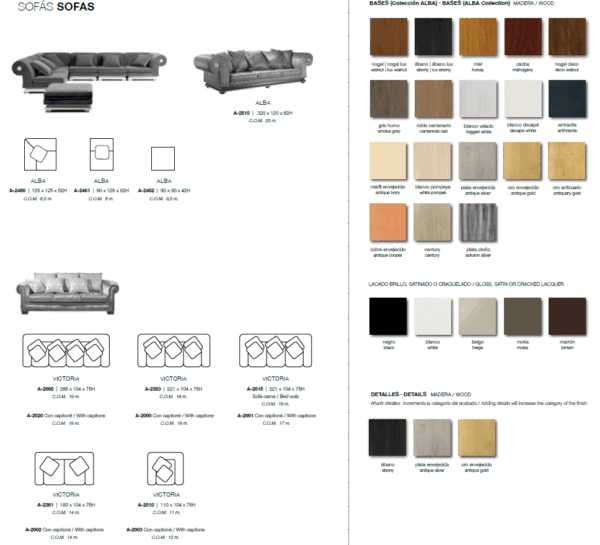 Contemporary Living Room Set Alba p13388 By ESF Furniture 18