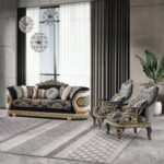 HD-9012- 3PC Sofa Set By Homey Design Homey Design HD-9012 Collection Mobilia Cleopatra 13 HD-9012- 3PC Sofa Set By Homey Design 13