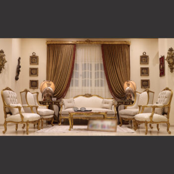 MC-80 off white Neoclassic sofa set