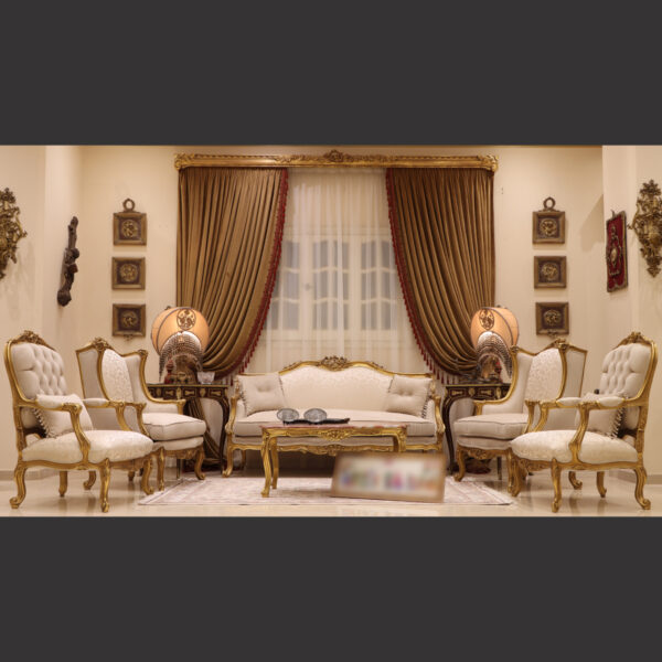 MC-80 off white Neoclassic sofa set 4