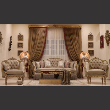 MC-89 coffee Rococo sofa set