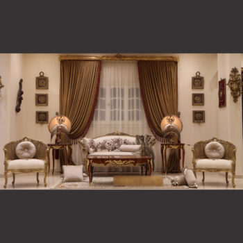 MC-95 natural beige Baroque sofa set