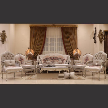 MC-116 Harmonic Tan Rococo sofa set.