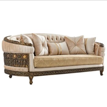 Champagne Gold Sofa HD-9017 By Homey Design