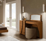 Luna QS Bedroom Set – Dark Headboard (QS Upholstered Bed, 2xNightstand, Dressing Table, Mirror) p13460 By ESF Furniture 10
