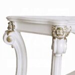 Vendome Sofa Table in Antique Pearl Finish LV01528 By ACME 16