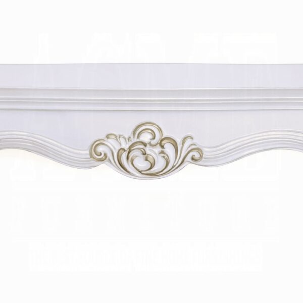 Vendome Sofa Table in Antique Pearl Finish LV01528 By ACME 12