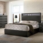 Warm Gray Camryn Bed CM7589 By Furniture Of America 7
