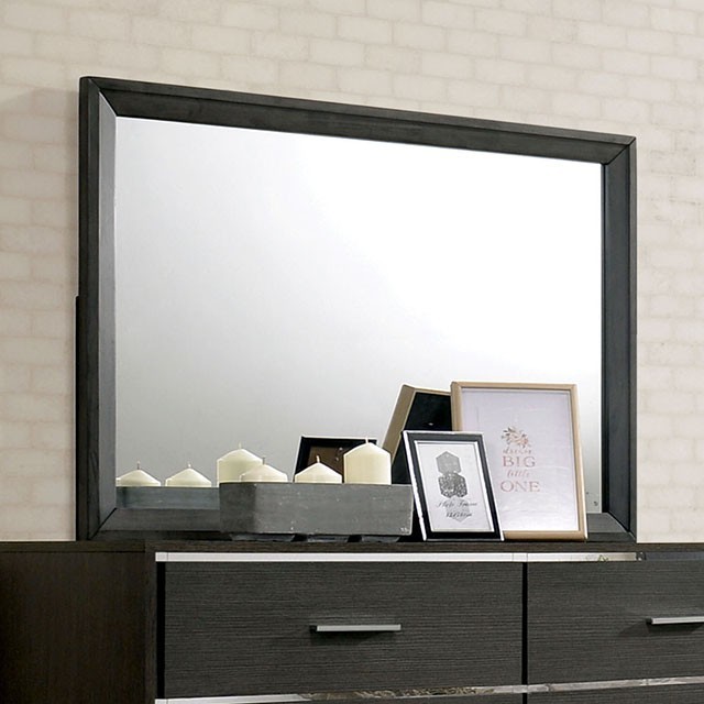 Warm Gray Camryn Mirror CM7589M By Furniture Of America