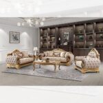 HD-9016 3Pc Sofa Set By Homey Design Homey Design HD-9016 Collection Mobilia Cleopatra 13 HD-9016 3Pc Sofa Set By Homey Design 13