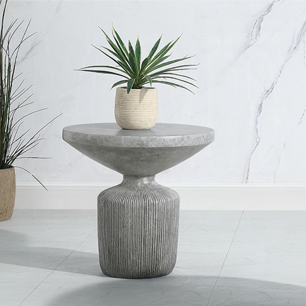 Weathered Gray Laddie End Table LV01927 By ACME