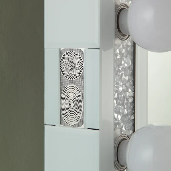 DR1000WH White Vanity with Chair By Artisan Furniture 11