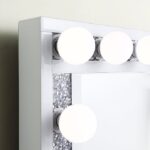 DR1002WH White Mirrored Vanity With Stool By Artisan Furniture 18
