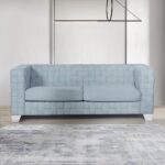 Light Teal Chenille Saree Sofa LV02346 By ACME 13