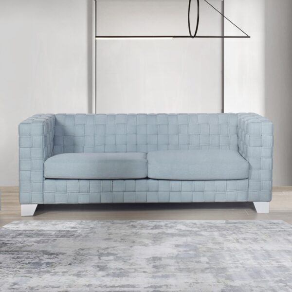Light Teal Chenille Saree Sofa LV02346 By ACME 8