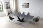 9436 Dining Table with 1254 Chairs p13298 By ESF Furniture ESF Furniture Mobilia Cleopatra 31 9436 Dining Table with 1254 Chairs p13298 By ESF Furniture 31