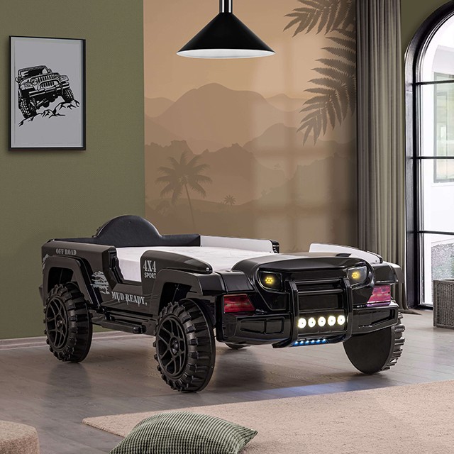 Black Randlar Youth Bed FOA7724BK By Furniture Of America