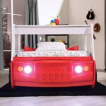 Red Firestall Twin Bed CM7644 By Furniture Of America 18
