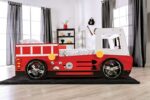 Red Firestall Twin Bed CM7644 By Furniture Of America 23