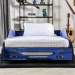 Blue Dustrack Twin Bed CM7643BL By Furniture Of America 13