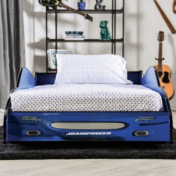 Blue Dustrack Twin Bed CM7643BL By Furniture Of America 9