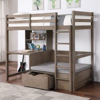 Youth Loft Bed With Desk