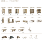 High Gloss Lacquer Luce Dining Room Set p13202 By ESF Furniture 22