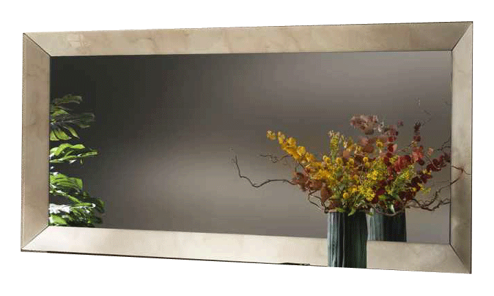 High Gloss Lacquer Luce Large Mirror for Buffet i38267 By ESF Furniture