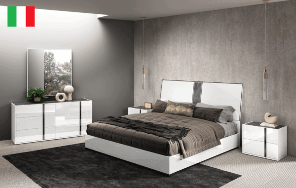 Bianca Marble Bedroom Set P13267 By Esf Furniture | Mobilia Cleopatra Bianca Marble Bedroom Set p13267 By ESF Furniture