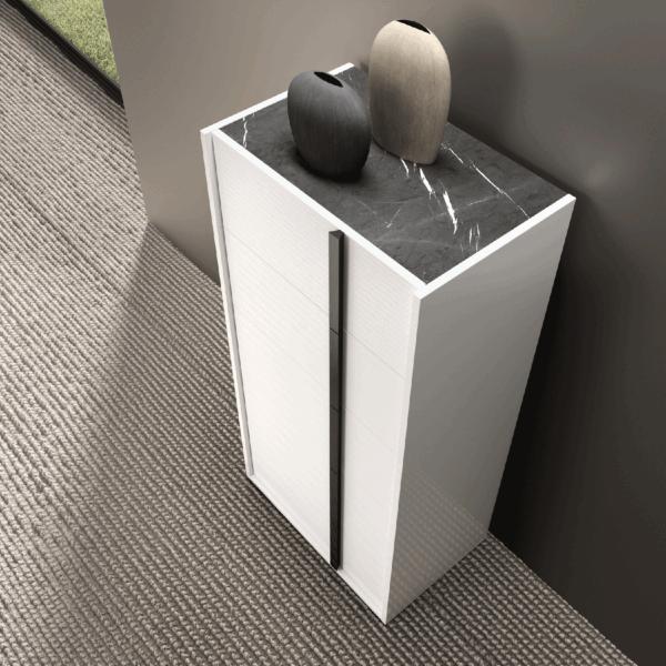Bianca Marble Chest 5 Drawers i38453 By ESF Furniture 4
